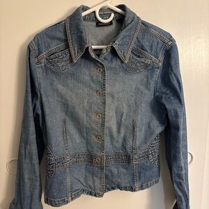 Women’s early 2000s Ideology Blue Jean Jacket
